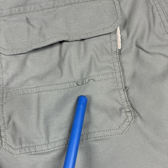 Duluth Trading Co Flex Dry On The Fly Men's Cargo Shorts 46 Gray Relaxed Fit - Picture 16 of 16